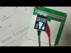 Display LCD de VA Gráficos blancos Panel negro Banda larga 4.5V 9PIN