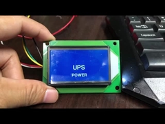 Pantalla LCD de 7 segmentos HTN Luz de fondo LED azul-blanco para alimentación UPS