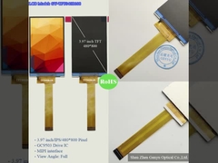 3Panel LCD TFT de.97 pulgadas IPS 480x800 Resolución WVGA MIPI 24 pin FPC 0,5 mm Pitch