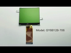 Luz de fondo verde COG Pantalla LCD Segmento STN transflectivo + FPC gráfico de 24 pines