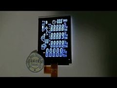 Segmento negro COG LCD VA Display caracteres blancos 2.4 pulgadas Pantalla LCD para telémetro