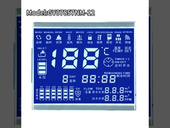 Panel de pantalla LCD personalizado de 8 pulgadas segmentado azul HTN para dispensador de agua