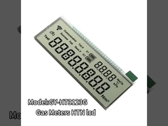 Display LCD de tamaño personalizado Medidores de gas HTN Pantalla LCD reflectante positiva 78x30mm