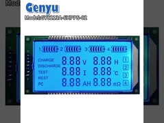Modulo de pantalla de segmento LCD personalizado HT1621 TN Luz de fondo azul positiva para cargador