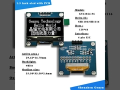 1.3 pulgadas I2C módulo de pantalla OLED color blanco 128x64 Resolución SH1106