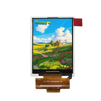 Genyu Pantalla LCD TFT de 2.8 Pulgadas y 240x320 Píxeles con Controlador SPI ST7789 TN Transmisivo de 18 Pines para Soldar