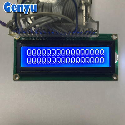 Un buen precio. Modulo de pantalla LCD de 16x2 Caracter 1602 STN Fondo azul Luz de fondo blanca en línea