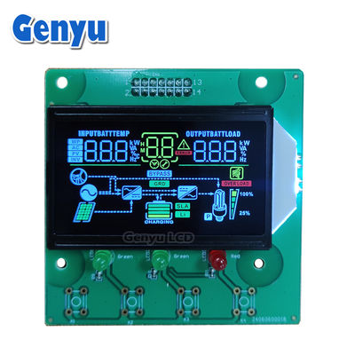 Un buen precio. Segmento LCD VA Negro de fondo Íconos de color Dígitos blancos para el inversor en línea