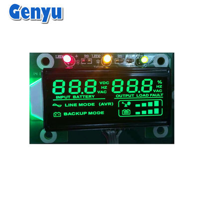 Un buen precio. Display LCD de pantalla negra con luz de fondo esmeralda en línea