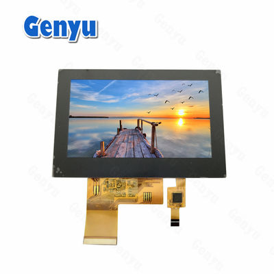 Un buen precio. 480*272 Display LCD TFT de 4.3 pulgadas con pantalla táctil capacitiva CTP 40pin FPC 24 bits RGB en línea