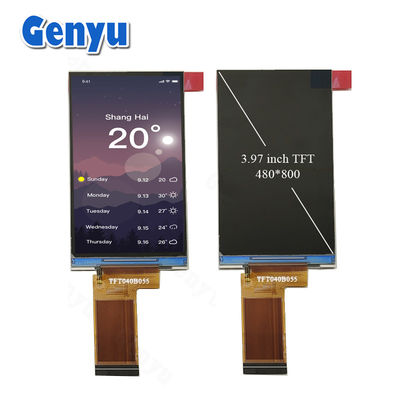 Un buen precio. 3.97 pulgadas de panel TFT LCD ángulo libre 480x800 píxeles GC9503 40PIN FPC con interfaz RGB en línea