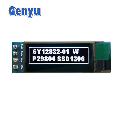 Un buen precio. Módulo de pantalla OLED de 0,91 pulgadas de color blanco 128x32 puntos SSD1306 Interfaz I2C 4PIN en línea