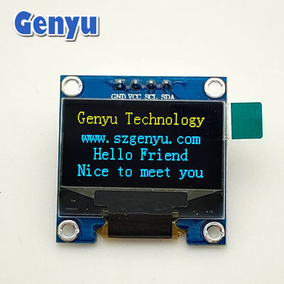 Un buen precio. SSD1306 0,96' OLED Modulo de visualización Y&B 128x64 puntos 4PIN Interfaz I2C en línea