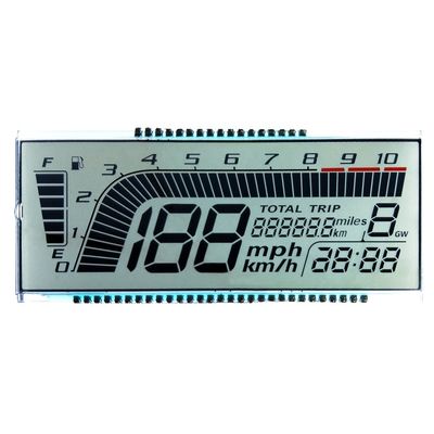 Un buen precio. HTN Custom E-bike LCD Display Monochrome 46 Pin Transflective 7 Segment LCD Screen with 6 O'clock Viewing Angle en línea
