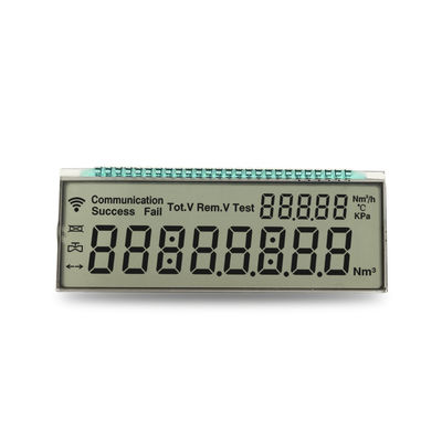 Un buen precio. 3.3V Operating Voltage Custom LCD Display for Positive Reflective Screen Energy Meter 8 Digit 7 Segment Monochrome LCD en línea