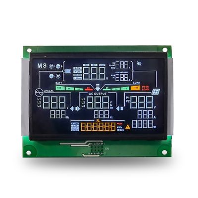 Un buen precio. Pantalla LCD de inversor solar digital segmentada de 7 segmentos, negro VA -20-70C con y controlador IC CS1621 en línea