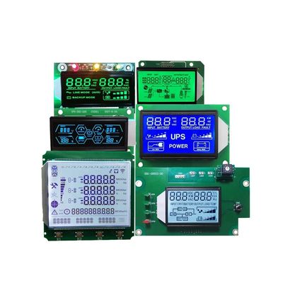 Un buen precio. Módulo de pantalla COB LCD monocromo personalizado de 7 segmentos con polarizador LCD transmisivo/transflectivo/reflectivo en línea