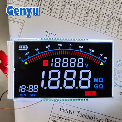 Un buen precio. Pantalla de color negro Segmentos de pantalla VA LCD en línea