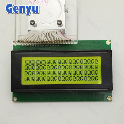 Un buen precio. STN Amarillo Verde Modulo de pantalla LCD monocromático Pantalla 20x4 Caracter LCM 16pin en línea