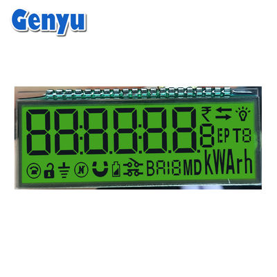 Un buen precio. Pantalla LCD personalizada compacta STN sin luz de fondo 20PIN 7 segmentos de pantalla para metros en línea