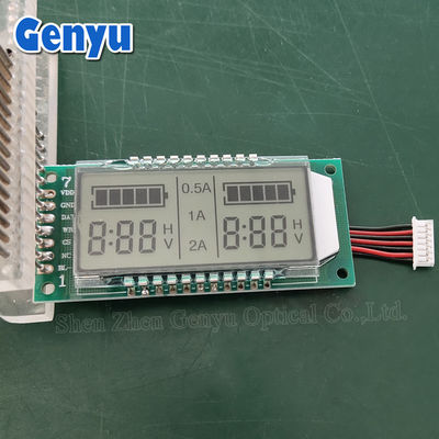 Un buen precio. Modulos LCD de segmento TN 6 dígitos Pantalla LCD luz de fondo azul en línea