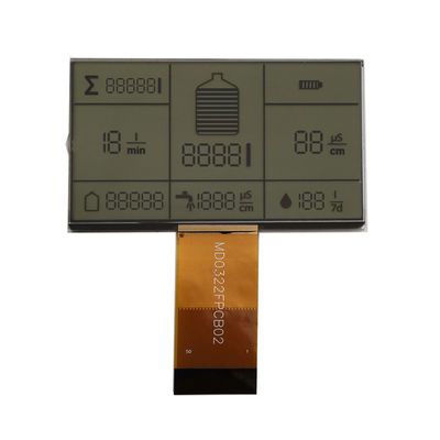 Un buen precio. 3.0V Panel LCD personalizado Pantalla de seda negra Segmentada TN Transmisora FPC Conectar en línea