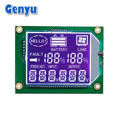 Un buen precio. Pantalla LCD segmentada BTN Dígitos blancos negativos HT1621 Conectar el PIN del conductor en línea