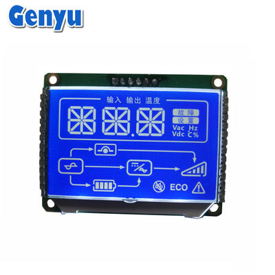 Un buen precio. Display LCD de siete segmentos negativo con conector PIN de 3,3 V en línea