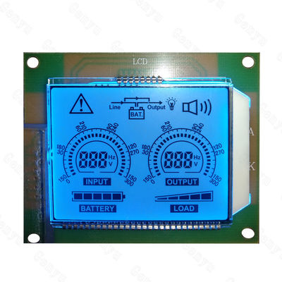 Un buen precio. Display LCD de segmento TN Display LCD de luz de fondo azul HT1621 Módulo COB en línea
