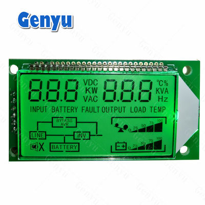 Un buen precio. Display de segmento de LCD personalizado TN Display LCD positivo PIN Conectar para UPS en línea