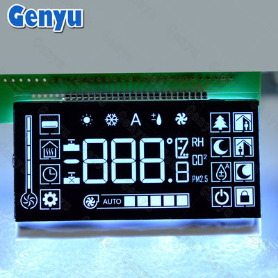 Un buen precio. Display LCD de 3 dígitos Tipo VA Blanco en Negro PIN Conectar para el interruptor de hogar inteligente en línea