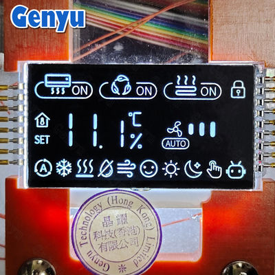 Un buen precio. 2.2 pulgadas de pantalla LCD de 7 segmentos con dígitos blancos en línea