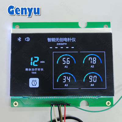 Un buen precio. 4.8V VA módulo LCD LCM segmentos de color negro para el dispositivo de electroacupuntura en línea