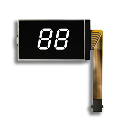 Un buen precio. Panel de pantalla LCD de tipo VA negro, pantalla LCD de 2 dígitos, 8PIN FPC, conecta fuente de alimentación 5V en línea