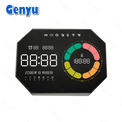 Un buen precio. Display LCD de forma personalizada con pantalla LCD segmentada a color 4 dígitos en línea