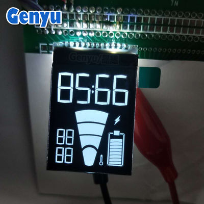 Un buen precio. Display LCD segmentado en negro con COG+PIN ST7035 I2C en línea