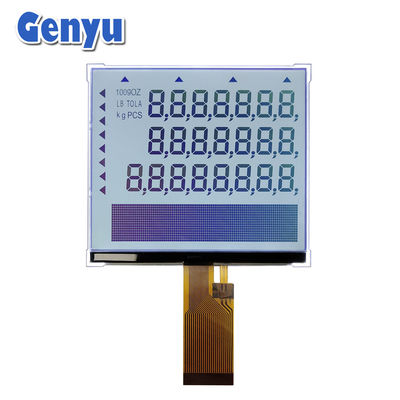 Modulo de LCD de segmento COG FSTN 24pin FPC Display LCD de 5,5 pulgadas para escala electrónica