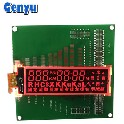 Un buen precio. COG Segmento de pantalla LCD TN negativo 20pin FPC RGB luz de fondo de color para cronómetro en línea