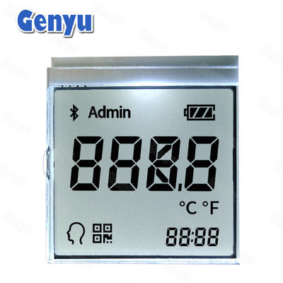 Un buen precio. Display LCD de segmento personalizado luz de fondo de color RGB transflectiva para termómetro de frente en línea