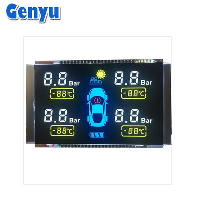 Un buen precio. Módulo de pantalla negra de pantalla LCD segmentada VA COB+PIN para la presión de los neumáticos de automóviles en línea