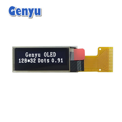 Un buen precio. 0Display OLED de.91 pulgadas 128x32 Resolución Blanco Interfaz FPC SPI de 15 pines en línea