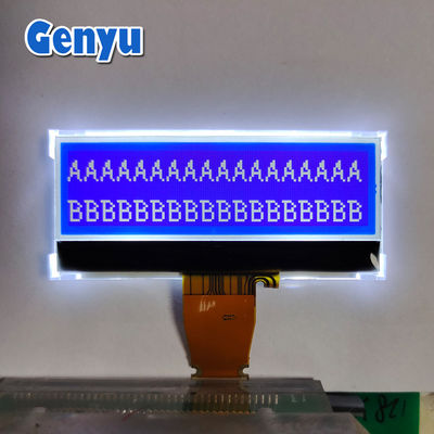 2.18 pulgadas COG pantalla gráfica LCD 128x64 puntos STN azul 10PIN Interfaz SPI