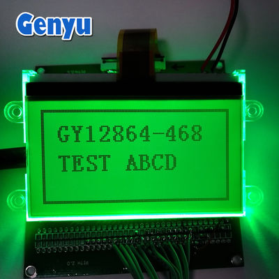2.9 pulgadas Pantalla LCD 128 * 64 Pantalla LCD STN luz de fondo verde reflectante