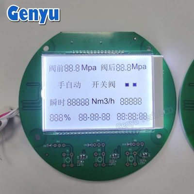 Un buen precio. FSTN Modulo de visualización LCD de segmento Panel de PCB personalizado Pantalla blanca en línea