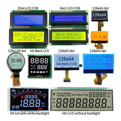 Un buen precio. Fstn Monochrome 128x64 dot Graphic Cog LCD 16x2 Lcm Vatn Lcd Digital Segment Screen Custom 7 Segment Lcd Display en línea