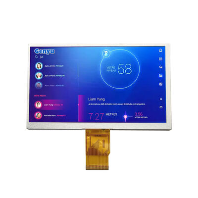 Un buen precio. Módulo de pantalla TFT LCD Genyu de 7.0 pulgadas con resolución de 800x480 puntos e interfaz paralela RGB de 24 bits en línea